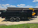 7x16 Telescopic Dump Trailer with 3ft Sides Powder Coated (2) 7K Axles GVWR 14k Left side picture 