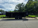 7x16 Telescopic Dump Trailer with 3ft Sides Powder Coated (2) 7K Axles GVWR 14k Open right-side view