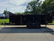 7x16 Telescopic Dump Trailer with 3ft Sides Powder Coated (2) 7K Axles GVWR 14k Right side.