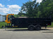 7x16 Telescopic Dump Trailer with 3ft Sides Powder Coated (2) 7K Axles GVWR 14k Right side picture 