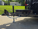 7x16 Telescopic Dump Trailer with 3ft Sides Powder Coated (2) 7K Axles GVWR 14k  Tongue picture 
