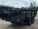 7x16 Telescopic IBeam Dump Trailer with 3ft Sides (2) 7K Axles 14k GVWR Back right angle picture 