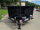 7x16 Telescopic IBeam Dump Trailer with 3ft Sides (2) 7K Axles 14k GVWR Open front side picture 