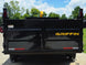 7x16x3 Gorilla Telescopic Leaf Dump Trailer System With 21hp Leaf Debris Loader Back side picture 