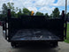 7x16x3 Gorilla Telescopic Leaf Dump Trailer System With 21hp Leaf Debris Loader Open back side picture 