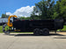 7x16x3 Gorilla Telescopic Leaf Dump Trailer System With 21hp Leaf Debris Loader Open Right side picture  