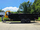 7x16x3 Gorilla Telescopic Leaf Dump Trailer System With 21hp Leaf Debris Loader Right side picture 