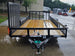 7x20 Dovetail Utility Trailer with 1ft Mesh Side Gate (2) 3,500lb Axles 7K GVWR Front side picture 