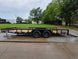 7x20 Dovetail Utility Trailer with 1ft Mesh Side Gate (2) 3,500lb Axles 7K GVWR Open right side picture 
