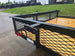 7x20 Dovetail Utility Trailer with 1ft Mesh Side Gate (2) 3,500lb Axles 7K GVWR Spare tire mount picture 