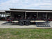 7x20 Powder Coated Utility Trailer with Side Gate and 18" Mesh (2) 5,200lb Axles Open left side picture 