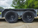 7x20 Utility Trailer Dovetail Powder Coated W/gate (2) 3500lb Axles 7k GVWR  2-brakes Axel picture 