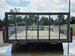 7x20 Utility Trailer Dovetail Powder Coated W/gate (2) 3500lb Axles 7k GVWR  2-brakes Back side picture 