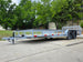 7x20 Utility Trailer Dovetail Powder Coated W/gate (2) 3500lb Axles 7k GVWR  2-brakes Front right angle picture 