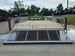 7x20 Utility Trailer Dovetail Powder Coated W/gate (2) 3500lb Axles 7k GVWR  2-brakes Open back side picture 