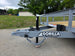 7x20 Utility Trailer Dovetail Powder Coated W/gate (2) 3500lb Axles 7k GVWR  2-brakes Tongue picture 