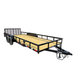 7x20 Dovetail Utility Trailer (2) 3500lb Axles