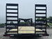 7x24 Gooseneck Equipment Trailer (2) 7K Axles Standup Ramps 14k GVWR Back side picture 