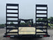 7x24 Gooseneck Equipment Trailer (2) 7K Axles Standup Ramps 14k GVWR Back side picture 