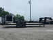 7x24 Gooseneck Equipment Trailer (2) 7K Axles Standup Ramps 14k GVWR Left side picture 