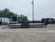 7x24 Gooseneck Equipment Trailer (2) 7K Axles Standup Ramps 14k GVWR Open left side picture 