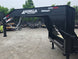 7x24 Gooseneck Equipment Trailer (2) 7K Axles Standup Ramps 14k GVWR Tongue picture 