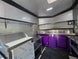 8.5' X 12' Purple With Blackout Food Event Catering and Vending interior back right angle picture 