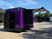 8.5' X 12' Purple With Blackout Food Event Catering and Vending Open back right angle picture 