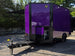 8.5' X 12' Purple With Blackout Food Event Catering and Vending Open front right angle picture 