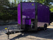 8.5' X 12' Purple With Blackout Food Event Catering and Vending Open front right angle picture 