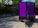 8.5' X 12' Purple With Blackout Food Event Catering and Vending Open front side picture 