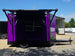 8.5' X 12' Purple With Blackout Food Event Catering and Vending Open left side picture 