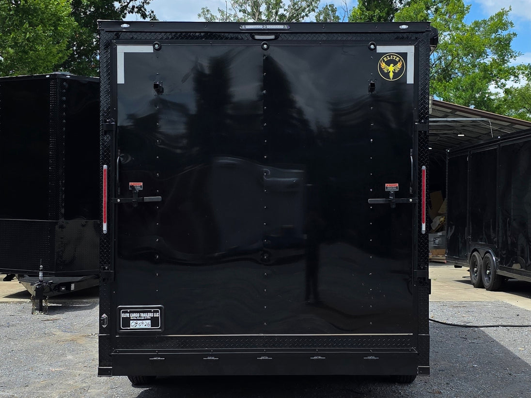 8.5' X 16' Custom Stage Trailer Mobile Event Marketing Promotional Showcase Back side picture 
