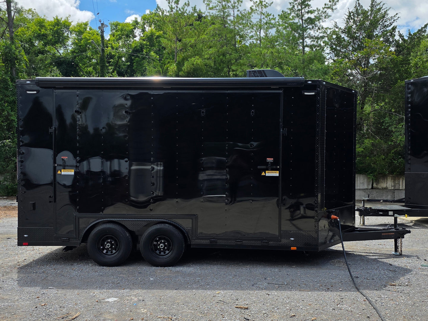 8.5' X 16' Custom Stage Trailer Mobile Event Marketing Promotional Showcase Left side picture 
