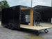 8.5' X 16' Custom Stage Trailer Mobile Event Marketing Promotional Showcase Open back left angle picture 