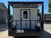 8.5’ X 16’ White Mobile kitchen food event concession trailer w/ 6’ Porch Back side picture 