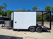8.5’ X 16’ White Mobile kitchen food event concession trailer w/ 6’ Porch Open right side picture 