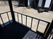 8.5’ X 16’ White Mobile kitchen food event concession trailer w/ 6’ Porch Porch front right angle picture 
