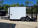 8.5’ X 16’ White Mobile kitchen food event concession trailer w/ 6’ Porch Right side picture 
