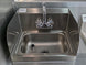 8.5’ X 16’ White Mobile kitchen food event concession trailer w/ 6’ Porch Sink picture 