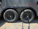 8.5' X 20' Charcoal Grey Custom Enclosed Trailer Mobile Office and Command Center Axel picture 
