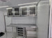 8.5' X 20' Charcoal Grey Office and Mobile Command Center Enclosed Trailer Interior 6