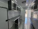 8.5' X 20' Charcoal Grey Office and Mobile Command Center Enclosed Trailer Interior 7