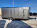 8.5' X 20' Charcoal Grey Office and Mobile Command Center Enclosed Trailer Passenger Side