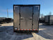 8.5' X 20' Charcoal Grey Office and Mobile Command Center Enclosed Trailer Rear 