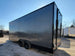 8.5' X 20' Charcoal Grey Office and Mobile Command Center Enclosed Trailer Rear Drivers Side