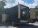8.5' X 20' Custom Enclosed Marketing & Event Trailer With 14' Stage Back left angle picture 