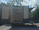 8.5' X 20' Custom Enclosed Marketing & Event Trailer With 14' Stage Open back side picture 