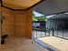 8.5' X 20' Custom Enclosed Marketing & Event Trailer With 14' Stage  interior Back left angle picture 