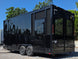 8.5' X 20' Food Event Concession Trailer with 6' Screened Porch Back left angle picture